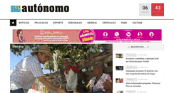 Desktop Screenshot of elautonomo.mx
